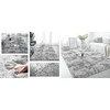 Strado Ombre Shaggy kilimas Strado 160x230 OmbreSilver (Light Pilkas) universalus