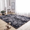 Strado Ombre Shaggy kilimas Strado 200x200 OmbreGrey (Tamsiai Pilkas) universalus