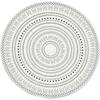 Strado Apvalus kilimas NOVO modernus orientalistinis raštas svetainei Zenith 90x90 cm