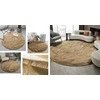 Strado Šaggy apvalus kilimas Strado 140x140 CappuccinoCamel (šviesiai ruda)