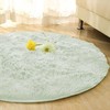 Strado Šaggy apvalus kilimas Strado 140x140 WhiteLime (Baltas Lime) Universal