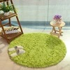 Strado Shaggy apvalus kilimėlis 120x120 GreenGrass (Žalia), universalus