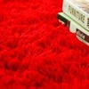 Strado Shaggy apvalus kilimėlis 150x150 BloodyRed (Raudona), universalus