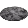 Strado Ombre Shaggy kilimas 80x80 cm tamsiai pilka