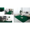Strado Triušio svetainės kilimas 200x250 BottleGreen (Žalias), universalus