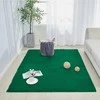 Strado Triušių kilimas 200x200 Žalia (BottleGreen)