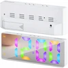Strado Žadintuvas elektroninis skaitmeninis LED 24 val. garsus žadintuvas snaudimo temperatūra, baltas