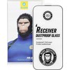 „Blueo 5D Mr. Monkey Glass“ – „Apple iPhone 16 juodas“ (tvirtas, atsparus dulkėms)