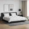 Antklodė su pagalve 3 pcs Balta Mikropluoštas 3378144