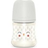Suavinex 307833-Buteliukas 150ML/SMOCZEK FIZJOLOGICZNY SX PRO WOLNY PRZEPŁYW/SOWA BEŻOWA/BONHOMIA