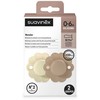 Suavinex SUAVINEX - 308404-FIZIOLOGINIS ŽINDYKAS SX PRO SILIKONINIS 2VNT/0-6M/WGRAY-CORK/WONDER