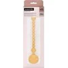 Suavinex - 401520-SILIKONOWY Grandinėlė čiulptukui/MUSZTARDOWY/NEW ALL SILICONE