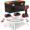 Black & Decker Juodas & Decker Juodas&DECKER BDCHD181B3A-QW