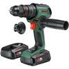 Suktuvas - gręžtuvas Bosch AdvancedImpact 18V-80 QuickSnap 2 x akumulator 2.5 Ah (06039E2102)