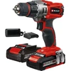 Einhell Ak. grežtuvas TE-CD 18/2 Li (2x2,0 Ah) kroviklis ir 2 vnt. akumuliatorių 18V 2,0 Ah