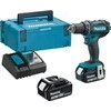 Makita akumuliatorinis suktuvas gręžtuvas DDF482RFJ, 18V, 2x3.0Ah, 62/36 Nm