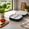 Sumuštinių keptuvas Elektrinis grilis Webber Daugiafunkcis grilis skrudintuvas 1200W Dual Cook 180 keraminis Inox (05MB3)