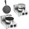 Royal Catering Vaflinė apvalus vienvietis TEFLON vaflis, kurio skersmuo 18,5 cm