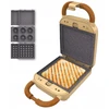 Sumuštinių keptuvas Cecotec Sandwich Maker | Rock'nToast Retro One Geltona Retro-style | 700 W | Number of plates 3 | Geltona