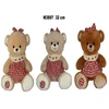 Sun Day Meškiukas M-3897 w sukience 3kol 32cm 177032