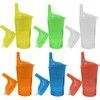Sundo Saugumo Puodelis - Be BPA 250 Ml Apvalus Su Dangteliu Raudonas