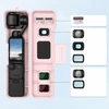 SunnyLife Dėklas apsauginis Hard Case skirtas Dji Osmo Pocket 4 / 3 + vieta filtrams kortelėms / Op4-k170-p / rausvas (SB12314)