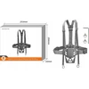SunnyLife diržų laikiklis kaklo dirželio pečių krūtinės laikiklis skirtas DJI RC Plus drone nuotolinio valdymo pultui / Zj844-d
