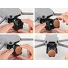 „SunnyLife“ HIBRIDINIS FILTRAS 2 in 1 Poliarizacinis PL + Pilkas ND16, skirtas DJI AIR 3S 3 S + Dėklas / FI923-16P
