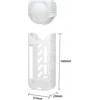 SunnyLife objektyvo dangtelis + silikono korpuso dangtelio apsauga, skirta Insta360 X4 / X 4 / X4-bht818-tr Baltas