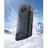 SunnyLife objektyvo dangtelis + silikono korpuso dangtelio apsauga, skirta Insta360 X4 / X 4 / X4-bht818-tr Baltas