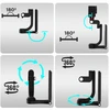 „Sunnylife MJ996“ besisukantis magnetinis laikiklis, skirtas „Action 5 Pro“ / „360 X5“ / „Pocket 3“