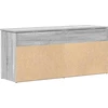 batų suoliukas pilkas Sonoma 102x30,5x45 cm inžinerinė mediena
