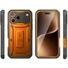„Supcase Unicorn Beetle Pro“ dėklas, skirtas „iPhone 17 Pro Max“ – oranžinis