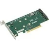 Supermicro AOC-SLG3-2M2 sąsajos plokštė / adapteris M.2 Vidinis