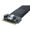 SuperMicro Supermicro Kabelis Slimline x8 (STR) auf 2x Slimline x4 (STR) Kabelis 60cm CBL-SAST-1261-100