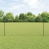 Hexagonal Fence with Post 10 x 1 m PVC dengtas plienas Pilka