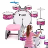 SUPRIMO K-DRUMS 3 rožinė perkusja vaikams zesta
