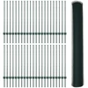 Tvora su stulpais Žalia 1 x 100 m Plienas ir PVC