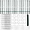 Tvora su stulpais Žalia 1 x 100 m Plienas ir PVC