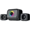 Kompiuterio kolonėlės „Sven“ kompiuterio garsiakalbių RGB „Bluetooth“ garsiakalbių komplektas, 13 W, juodas (MS-G32)