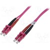 Assmann Electronic DIGITUS šviesolaidinis pataisymo laidas LC į LC Multimode OM4 - 2m dvipusis spalvotas RAL4003 ilgis 2m