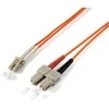 Equip LC Fiber- optinis mazgas - SC Multimode Duplex OM1, 1m (254321)