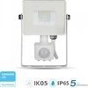 V-TAC LED vaizduoklis su judesio detektoriumi PIR VT-10- S-W SAMSUNG CHIP 10W 4000K 800lm IP65 Baltas 434
