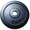 Svorio plokštė iš ketaus, skirta KUBISPORT treniruočių strypams, 5kg, 25 mm