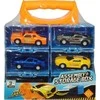 Swede Pojazdy metal.su diskų įtaisu 6szt su lagaminu Q9820 93585
