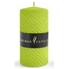 Mondex Candle CAROLINE MAT didelis cilindras 7x7x17,5cm parafinas šviesiai žalia
