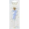 PartyDeco Žvakutė Skaičius su karūna, žydra 9,5cm, Skaičius: 7