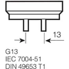 Osram 16W lempa LUMILUX T8, G13, 2700K, 734,2mm