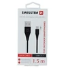 Kabelis USB Swissten 71504403 USB 3.2 Gen 1 (3.1 Gen 1) USB A USB C 1,5 m Juodas