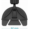 Swissten S-Grip S3-CD1 universalus automobilinis, Juodos spalvos